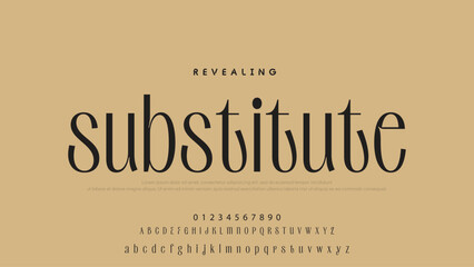 Aufkleber - Beauty Luxury font alphabet logo. Typography beautiful fashion elegant classic letters serif italic fonts decorative wedding vintage font. vector illustration.