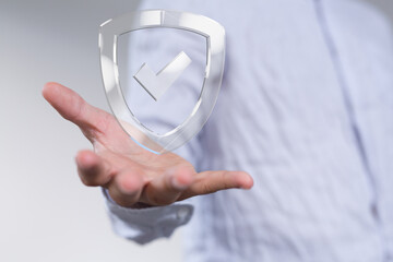 Aufkleber - Safeguard your information with robust security measures.  Trust, privacy, and data protection.