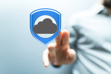 Poster - Safeguard your data with robust cloud security solutions.  Ensure privacy and compliance.