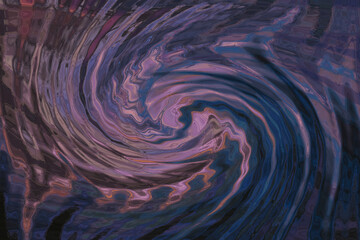 Fototapete - Abstract swirling purple and blue liquid marble texture