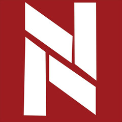 Poster - Modern N logo design vector