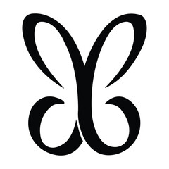 Poster - Modern sophisticated and luxurious initial design logo icon