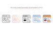 © Graphicsmine - Web Profile icon design with white background stock illustration