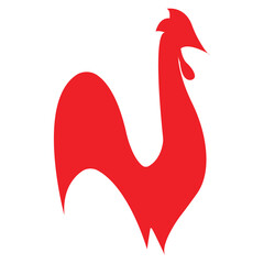 Poster - Rooster logo vector