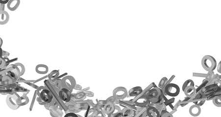 Poster - Blurred sale background. 3d
