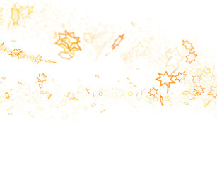 Leinwandbilder - Holiday golden decoration, glitter frame isolated -