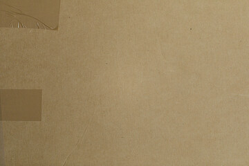 Poster - High-resolution image of brown cardboard texture, perfect for backgrounds and design projects.