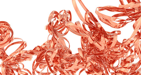 Poster - High-resolution image of abstract rose gold metallic texture. Perfect for backgrounds, design, and more.