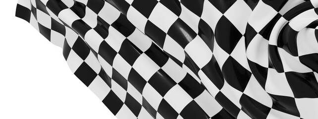 Aufkleber - High-quality photo of a checkered flag, perfect for racing, sports, and competition themes. Download now!
