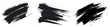 © Rawpixel.com - PNG Abstract black brush strokes, element set on transparent background