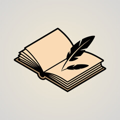 Poster - Open book icon vector illustration, Education sign, Education & E-Learning icon