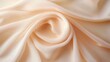 © Spot Decor - Peach Silk Fabric Swirl Abstract Draped Texture, Peach Color, Soft, Elegant, Texture Background, Fabric Design Silk, Fabric
