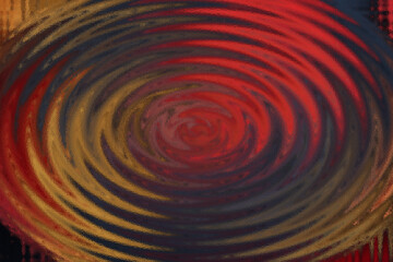 Fototapete - Abstract swirling red and gold texture