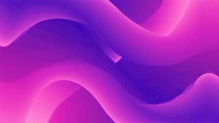 Poster - Abstract wave fluid vibrant gradient moving lines liquid background. Purple, pink dynamic liquid geometric pattern animation.