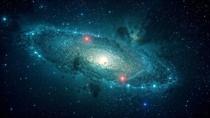 Poster - Exploring the Vast Secrets of the Universe Through Stellar Galactic Imagery