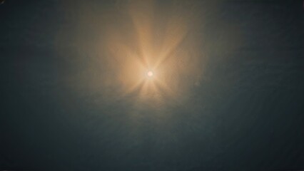 Poster - Surrounded by Vibrant Love Energy Under a Luminous Celestial Body at Dusk