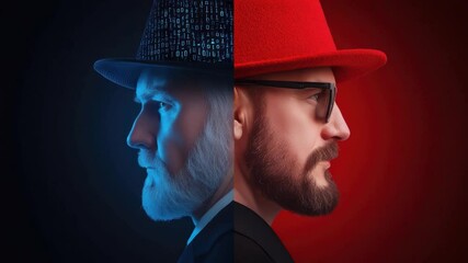 Poster - Duality of Time: A Contrast of Tradition and Modernity in Men's Fashion and Technology Concepts