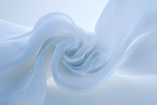 Abstract Flowing Fabric Design