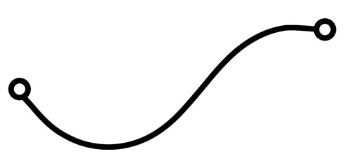 Aufkleber - Connecting arrow point on transparent background