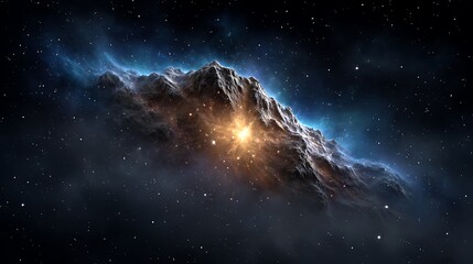 A realistic high-definition photo of a crystal-clear view of constellations in deep space.