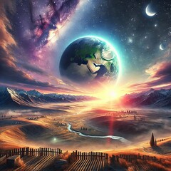 Wall Mural - clear skies basic and direct