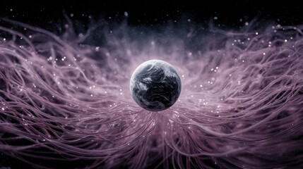 planet earth in a cosmic web