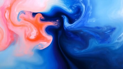 Poster - Abstract painting with vibrant colors