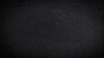 Poster - Monochrome abstract textured wall featuring a black slate-like surface with rough plaster effect creating dramatic shadows and depths