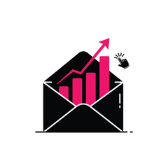  - Email marketing growth chart graphic