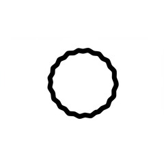 Poster - Elegant Scalable Circular Frame Perfect for Logo Design Branding and Monograms  A versatile graphic resource for professional projects