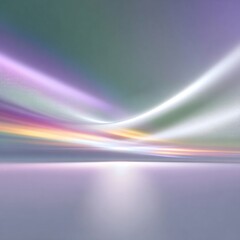 Aufkleber - Abstract Pastel Landscape with Soft Light Reflections