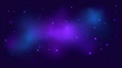 Wall Mural - Vibrant cosmic expanse filled with stars