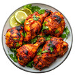 © Sabbir - indian tandoori chicken on plate
