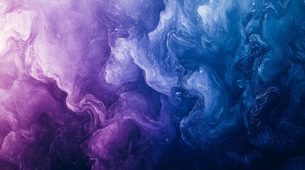 Fototapete - Abstract blue and purple gradient background with soft random texture and central copy space, ideal for modern digital design, web banners, presentations, and creative backdrops