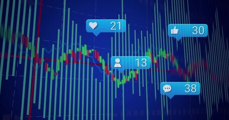 Poster - During chart loading, bars shifting while engagement bubbles updating and visualizing growth