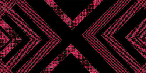 Aufkleber - 3D glowing red techno abstract background overlap layer on dark space with letter x effect decoration. Modern graphic design element future style concept for banner, flyer, card, vector etc