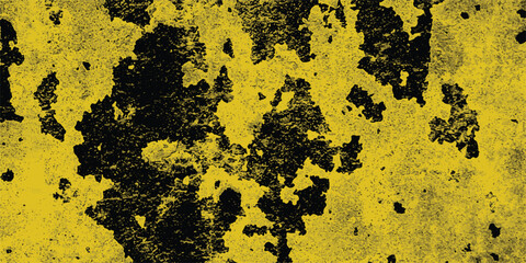 Aufkleber - Abstract textured background featuring a mottled pattern in yellow and black evoking a sense of aged surfaces or potentially representing digital artistry.