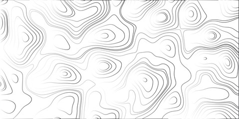 Aufkleber - Abstract topographical map pattern design with grayscale contour lines depicting a landscape or geographic representation a visual exploration.
