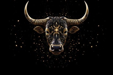 Wall Mural - taurus zodiac livestock wildlife buffalo.