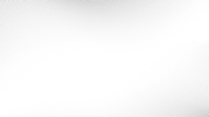 Aufkleber - Wavy dotted gradient halftone background with abstract pattern, minimal white texture, modern and calm design