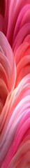 Poster - Abstract pink and red fabric-like flowing design with gradient effect