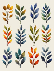 Poster - Minimalistic line art of Botanical wall art