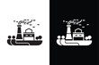 © MONI - Power Plant icon vector on White Background ,Vector Art Illustration on white background.