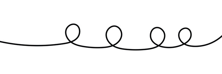 Poster - Wavy line with flowing curves. Abstract black lines wave curve motion. Thin line wavy abstract background. 