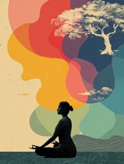 Poster - Explore Culturally Aware Mindfulness Practices Through Visual Meditation and Inner Reflection During a Serene Moment of Self-Discovery