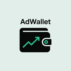 Poster - Adwallet growing income and financial success icon