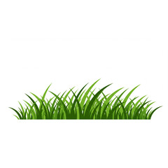 Poster - Lush Green Grass Blades Design Element Perfect for Nature Logos Branding and Spring Themes