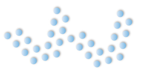 Aufkleber - light blue circular wavy pattern on a plain white background space for text  clean and modern aesthetic.