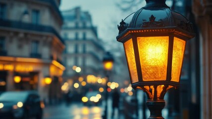 Poster - Urban street lighting at nighttime