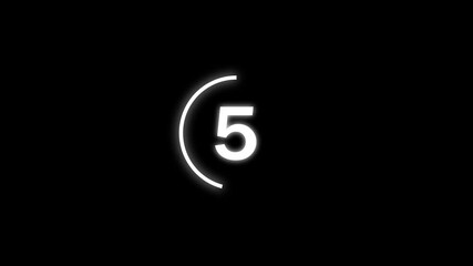 Poster - Countdown timer displaying decreasing numbers. Timer counts down remaining time visually. Numeric countdown shows time left for event.
